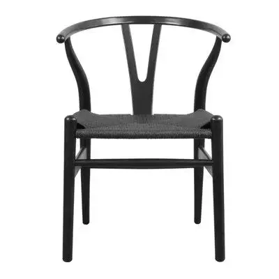George Oliver Evila Solid Wood Side Chair