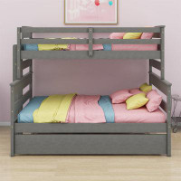 Harriet Bee Leda Kids Twin Over Full Bunk Bed