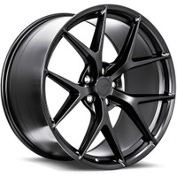 18, 19, 20 Sentali Street SS3 Matte black wheels (AUDI, BMW, MERCEDES, JAPANESE CARS)