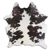Foundry Select NATURAL HAIR ON Cowhide RUG BLACK AND WHITE 2 - 3 M GRADE B