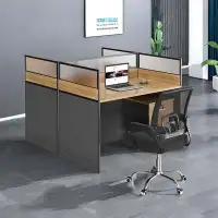 linyifurniture Rectangle 2 Person Partition Desk