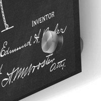 17 Stories 17 Storeys ''Wine Cooler Blueprint Patent Chalkboard,'' Acrylic Glass Wall Art