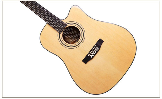 Free Shipping! 12 string Acoustic Electric Guitar  Built in Tuner, EQ Natural PPG536 in Guitars - Image 4