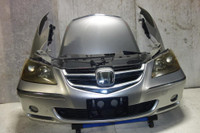 JDM Acura RL Bumper HID Headlights Fenders Hood Rebar Grille Fog Lights 2005-2008 Front End Conversion KB1