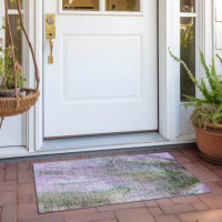 Bungalow Rose Deyoung Indoor/Outdoor Area Rug with Non-Slip Backing