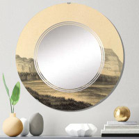 East Urban Home Nature Of South America Vintage II - Traditional Wall Mirror Round
