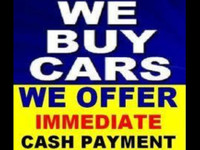 CALL NOW  (416-688-9875) WE BUY USED CARS, UNWANTED, SCRAP, JUNK, ANY MODEL &amp; MAKE