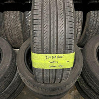 215 45 17 2 Hankook Optimo Used A/S Tires With 95% Tread Left