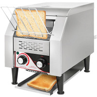 NEW 1340W ELECTRIC HEAVY DUTY STAINLESS STEEL COMMERCIAL BREAD TOASTER 523561