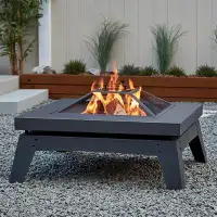 Real Flame Breton Wood Burning Fire Pit by Real Flame