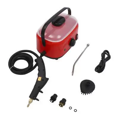Are you tired of cleaning stubborn stains in your home? This handheld steam cleaner will greatly sav...