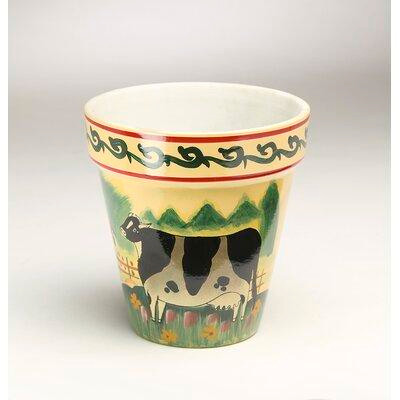August Grove Milena Hand Painted Ceramic Pot Planter in Patio & Garden Furniture