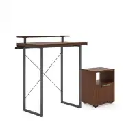 Steelside™ Standing Desk And Storage Pedestal File