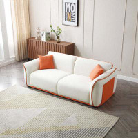 Orren Ellis Modern Upholstered Sofa for Living Room, Couch for Small Spaces
