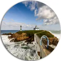 Made in Canada - Design Art 'Bright Illa Pancha Lighthouse' Photographic Print on Metal