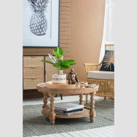 Latitude Run® Nastazia Four Leg Coffee Table with Storage