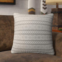 Union Rustic Bedard Cotton Indoor/Outdoor Geometric Euro Pillow
