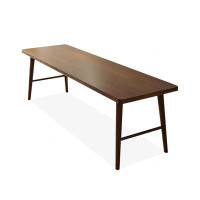 Corrigan Studio 70.87" Nut-Brown Rectangular Solid wood desk