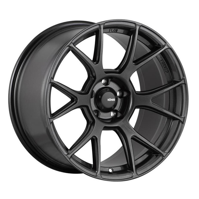 Konig wheels Ampliform Dark Metallic Graphite BRZ FRS 18 inch fitment in Tires & Rims