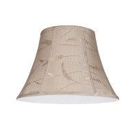 Ophelia & Co. 9.5" H Jacquard Textured Fabric Bell Lamp Shade ( Spider ) in Oatmeal