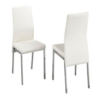 Wrought Studio Julette Dining Chair, Set of 2, White