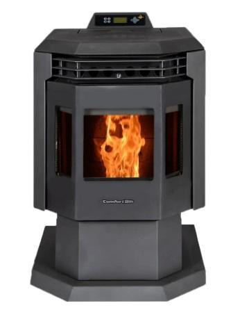 ComfortBilt HP21 Pellet Stove - 2 Finishes - 40 pound hopper capacity, 44,000 BTU, EPA and CSA Certified in Fireplace & Firewood - Image 2