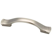D. Lawless Hardware 3" or 3-3/4" Dual Mount Step Edge Pull Heirloom Silver
