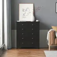 Red Barrel Studio Drawer Dresser BAR CABINET Side Cabinet