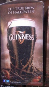 NEW Halloween Guinness Beer glasses set of 4 the original boxes OR MORE IF YOU NEED