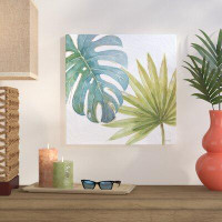 Bay Isle Home™ 'Tropical Blush VIII' Watercolor Painting Print on Canvas