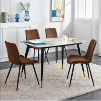 Mercer41 Ilana 4 - Person Solid Wood Dining Set