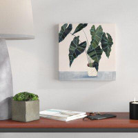 Ebern Designs 'Houseplant II' Wrapped Canvas Painting on Canvas