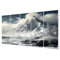 Design Art Glacier Majestic Clarity II - Landscapes Metal Wall Art Set