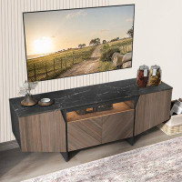 Ivy Bronx 63 Inch TV Stand With LED Lights