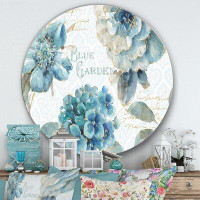 Made in Canada - East Urban Home 'My Greenhouse Cottage Flowers I' - Unframed Graphic Art Print on Metal Circle
