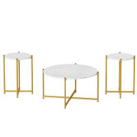Latitude Run® Gallina 3 Piece Coffee Table Set