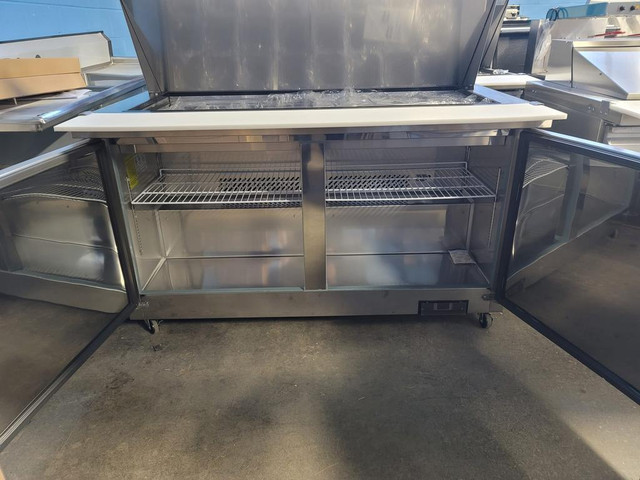Commercial 60 Wide Double Door Mega Top Sandwich Prep Table in Other Business & Industrial - Image 3