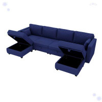 Latitude Run® Modular Sectional Sofa U Shaped Modular Couch With Reversible Chaise