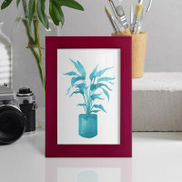 Bay Isle Home™ Watercolor House Plant IV -Framed Print W/Glass