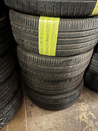 215 55 17 4 Michelin Premier Used A/S Tires With 80% Tread Left