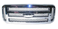 Grille Ford F450 2005-2007 Chrome Xlt/Lariat/Amarillo Model , FO1200456