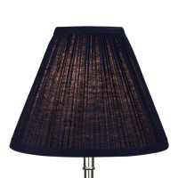 Fenchel Shades 7.5" H X 10" W Empire Lamp Shade -  (Spider Attachment) In Pleated Mushroom Bamboo