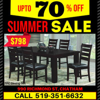 Huge Sale on Wooden Dining Sets! Save Upto 70%
