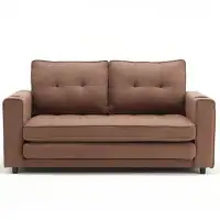 Ebern Designs Brown Foldable Sofa Bed