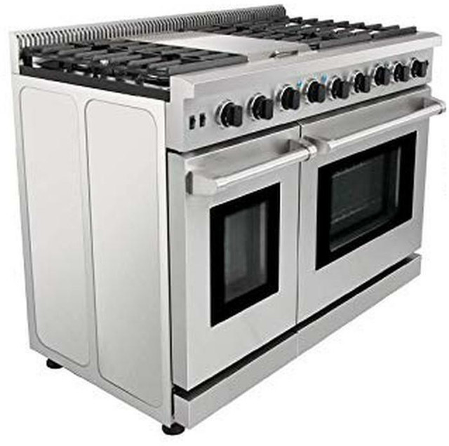 Gas Range LRG4807U  Sealed Burner 48in -Thor Kitchen on Sale Lowest Price 48 Inch Professional Range Stainless Steel in Stoves, Ovens & Ranges in Toronto (GTA)