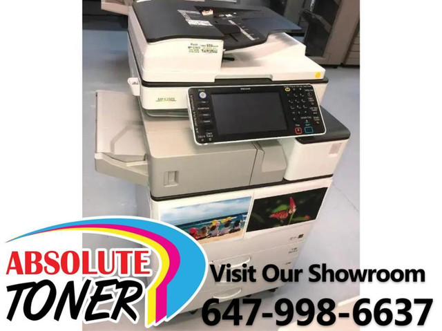 $39/month Lease 2 Own 11x17 Ricoh Colour Laser Printer Copier MP C2503 Photocopier used Color Office Printers for sale in Other Business & Industrial in Ontario - Image 3