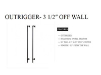 OUTRIGGER SYSTEM FOR RETAIL STORE OR FOR CLOSET RENOVATION