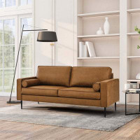 Latitude Run® Couch With High-Tech Fabric Surface/ Upholstered Cushions/Pillows,Seat Sofas&Couches