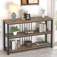 17 Stories 17 Stories Sofa Console Table, Modern Entryway/Hallway Table For Living Room, Oak