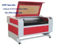 Summer Promotion 100W 1200*900mm CO2 USB Laser Engraving Cutter Machine with Stand Laser Tube 130069